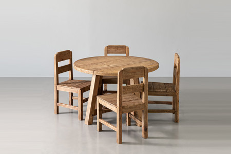 Rival Dining Table + Voyager Dining Chairs