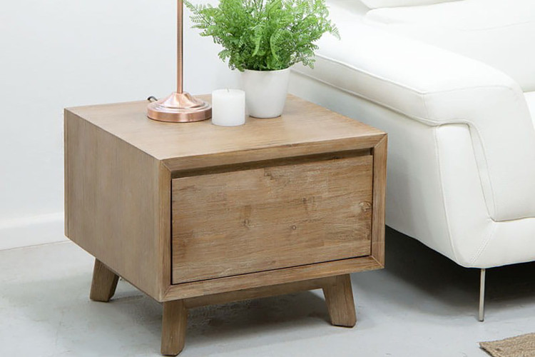 Peyton Acacia Wood Side Table | Side Tables for Sale -