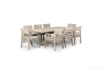 Christofina Patio Dining Set - 6 - 8 Seater  - Protective Cover - Grey -