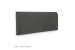 Gemma Headboard - Single - Alaska Dark Grey - 