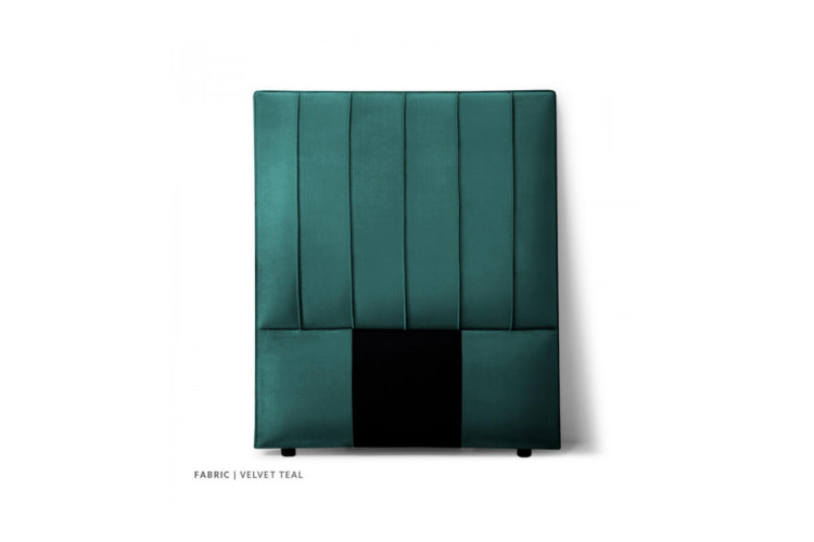 Harlem Headboard - Single - Velvet Teal -