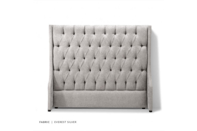 Madison - Queen Headboard - Everest Silver -