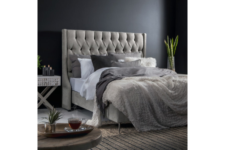 Madison - Queen Headboard - Everest Silver -