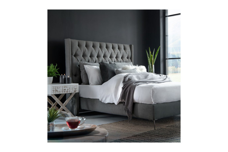 Madison - Single Headboard - Fusion Grey -