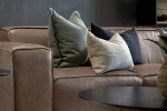 Jagger Leather Modular - 4 Seater Couch - Smoke -