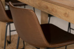 Belmont Harvey 4 Seater Cocktail Set - Tan Brown -