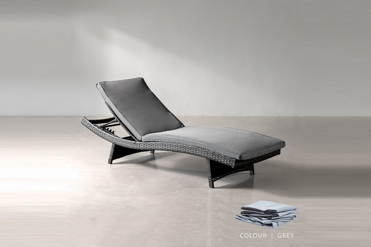 Eclipse Pool Lounger Protective Cover - Grey