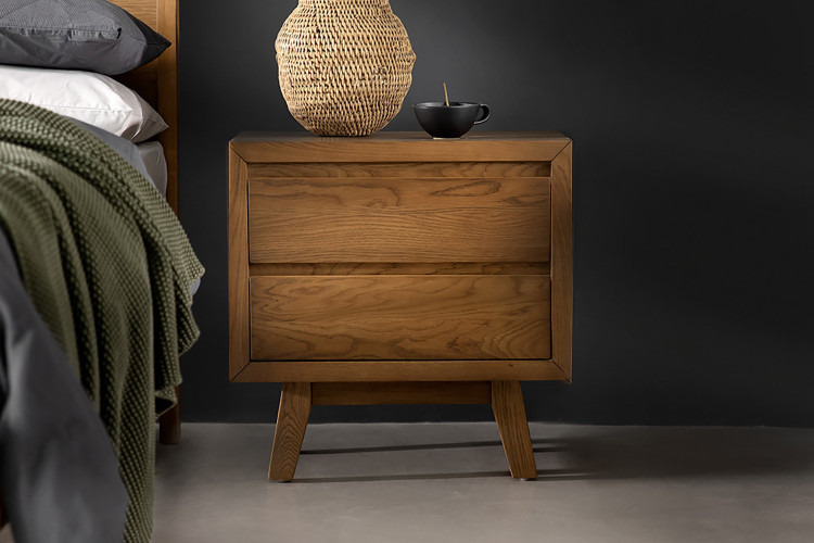 Haylend Bedside Table - 2 Drawers -