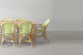 Clayden Coria 8 Seater Dining Set (2.1m) - Green & White -