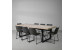 Ashford Halo 8 Seater Dining Set (2.4m) - Storm Grey - 