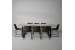 Ashford Halo 8 Seater Dining Set (2.4m) - Storm Grey - 