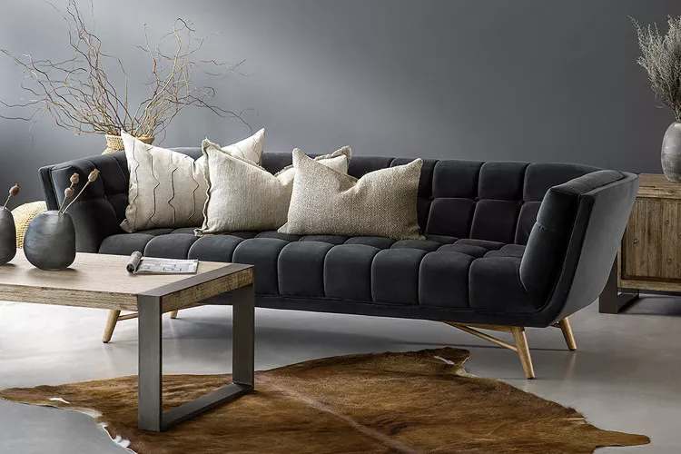 Brando 3 Seater Velvet Couch