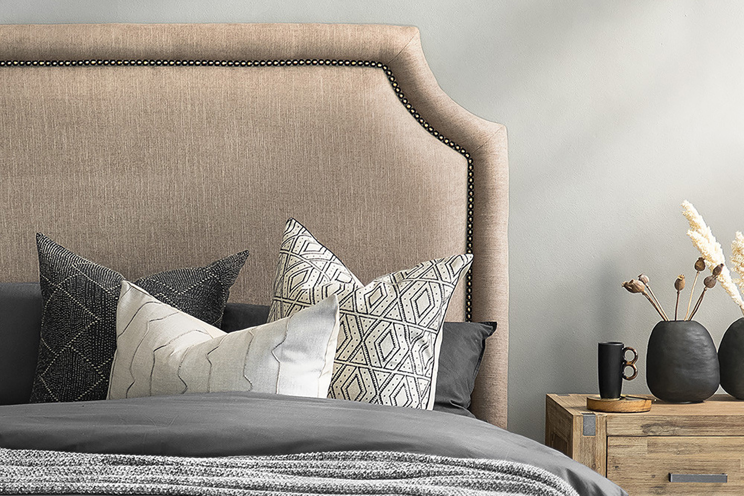 Rachel Bed Queen XL Cielo