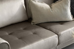 Hayden Velvet Couch - Champagne -