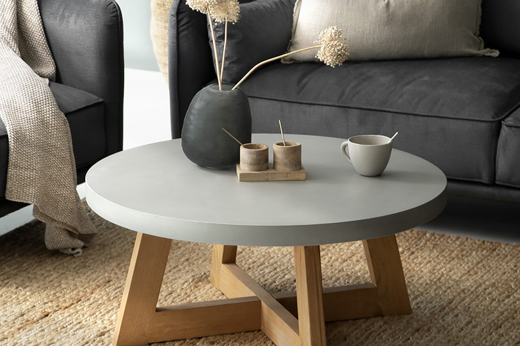 Lesto Coffee Table - Natural Grey -