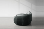 Rohan Velvet Couch - Forest Grey  -