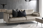 Hayden Velvet Couch - Champagne -