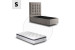 Single Bed - Single Mattress - Alaska Grey - Ariella Zoey Bed Combo - 