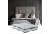 King XL Bed - King XL Matrress - Alaska Grey - Ariella Bed Combo - 