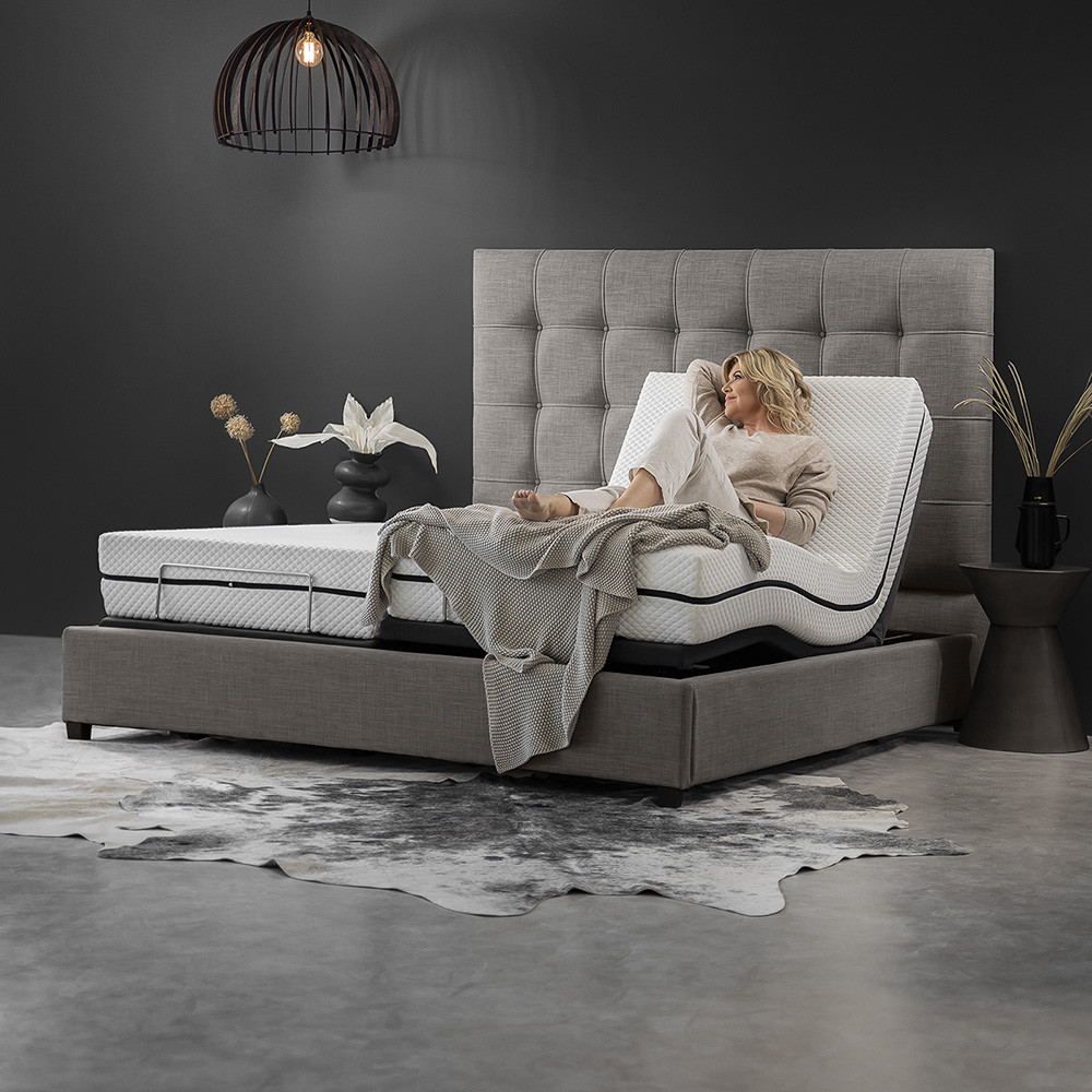 Slumber Flex Adjustable Bed King XL - Alaska Grey | Cielo