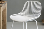 Yara Counter Bar Chair - White -
