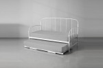 Metal Daybed - White - Helena -