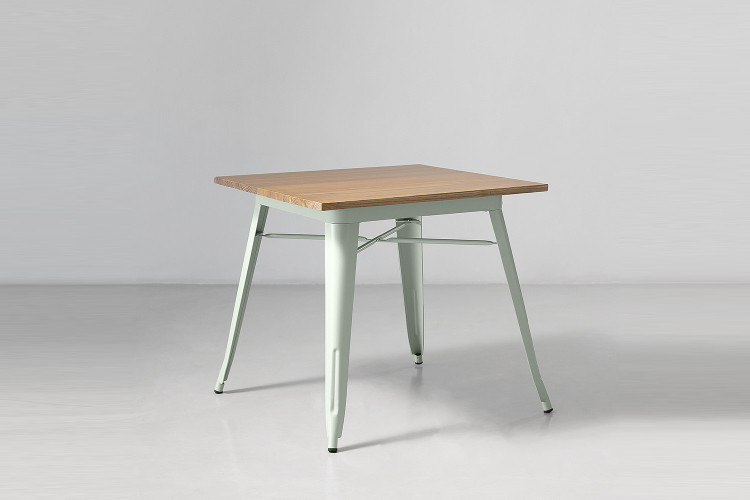 Odell Metal Dining Table - Sage -