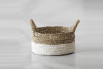 Reza Basket Set - White & Natural| Baskets | Decor  -