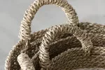 Reza Basket Set - White & Natural| Baskets | Decor  -