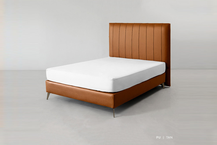 Harlem Maya Bed - Double - Tan -