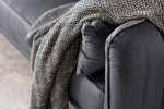 Ottavia 3 Seater Velvet Couch - Grey - 