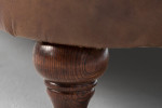 Jefferson Chesterfield  2 Seater Couch - Vintage Brown -