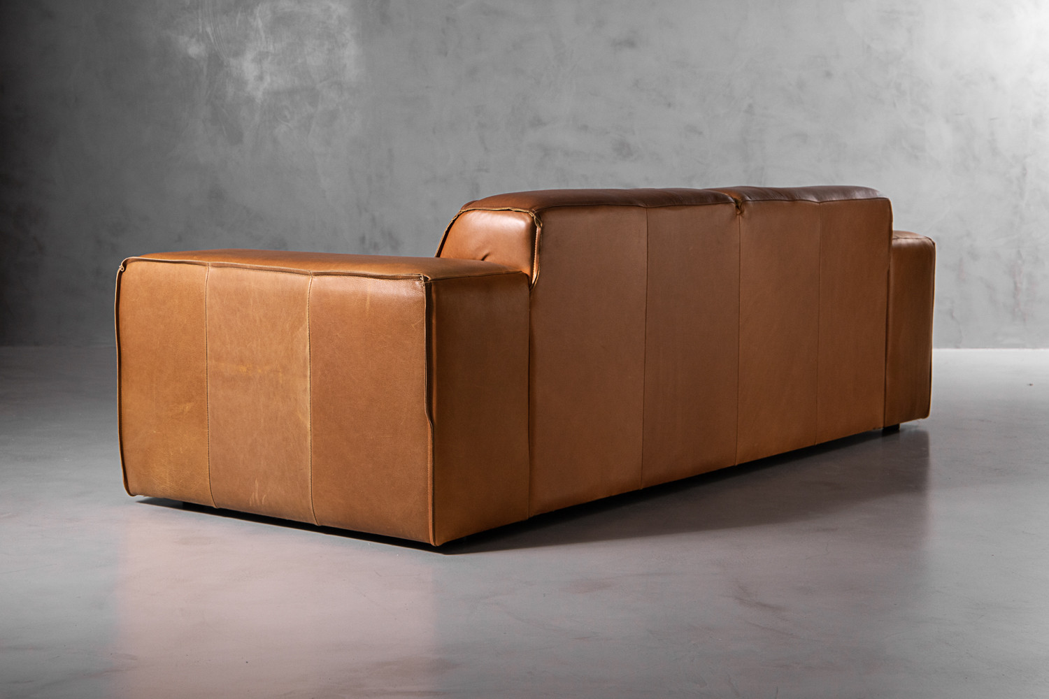 Jagger 3-Seater Leather Couch - Desert Tan | Cielo