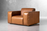 Jagger Leather Armchair - Desert Tan Leather Armchairs - 4