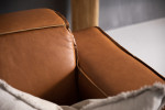 Jagger Leather Armchair - Desert Tan Leather Armchairs - 8