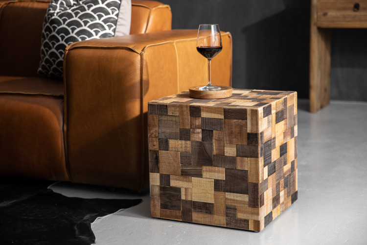 Marino Mosaic Side Table Dining Stools - 2