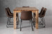 Vancouver Harvey 6 Seater Dining Set (1.8m) - Dark Brown All Dining Sets - 5