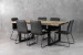 Ashford Jude 6 Seater Dining Set (1.9m) - Grey All Dining Sets - 2