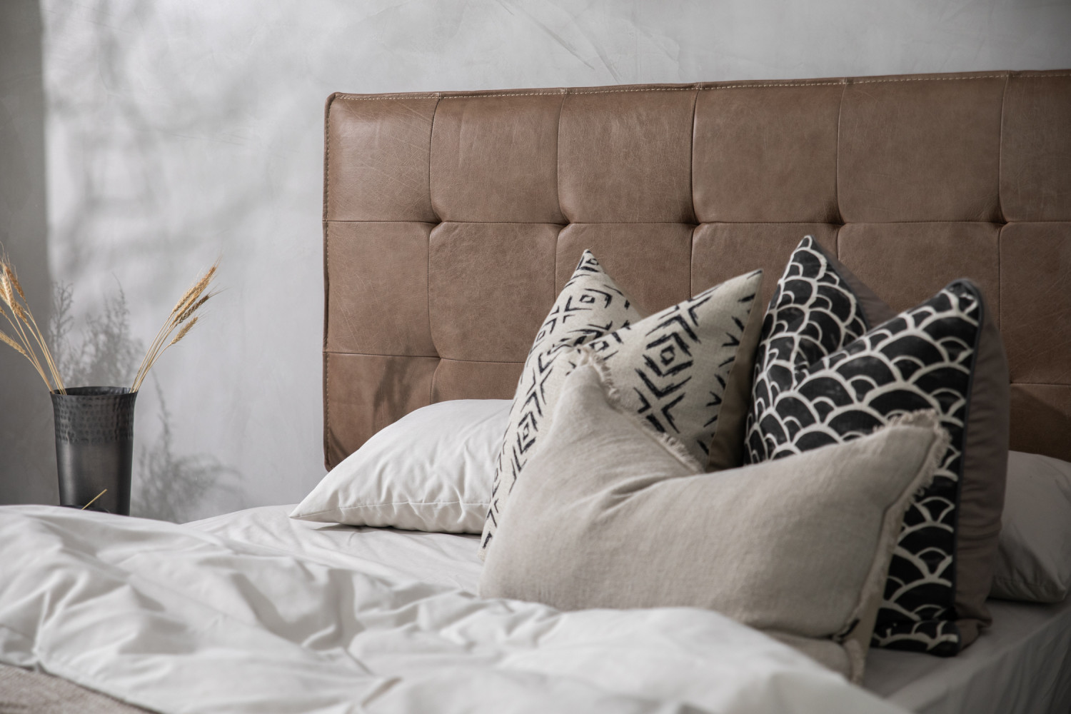Warwick Leather Headboard - Queen | Cielo