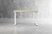 Axon Standing Desk - White & Natural - 1.2m Desks - 3