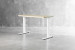 Axon Standing Desk - White & Natural - 1.2m Desks - 4