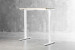 Axon Standing Desk - White & Natural - 1.2m Desks - 5