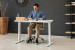 Axon Standing Desk - White - 1.2m Desks - 2