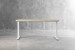 Axon Standing Desk - White & Natural - 1.6m Desks - 3