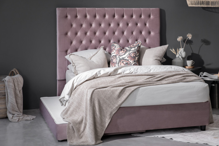 Bella - Dual Function Bed - Queen - Vintage Pink Queen Size Beds - 1
