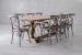 Bordeaux La Rochelle 8 Seater Dining Set - Rustic Grey  - 2.4m 8 Seater Dining Sets - 2