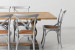 Bordeaux La Rochelle 6 Seater Dining Set - Rustic Grey - 1.9m 6 Seater Dining Sets - 6