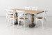 Bordeaux La Rochelle 6 Seater Dining Set - Rustic White - 1.9m All Dining Sets - 3
