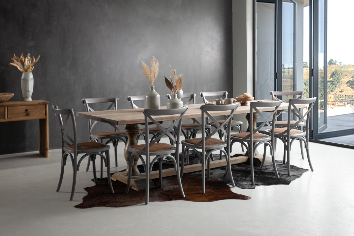 Bordeaux La Rochelle 10 Seater Dining Set 2.7m Cielo