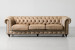 Jefferson Chesterfield 3 Seater Leather Couch - Smoke 3 Seater Leather Couches - 3